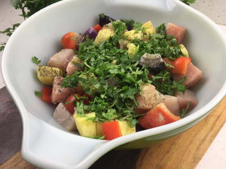 Broiled Swordfish Kabobs Smells Like Delish