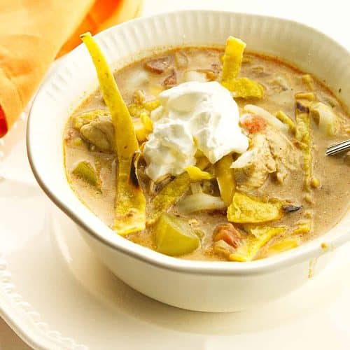 Crockpot Creamy Chicken Enchilada Soup Smells Like Delish