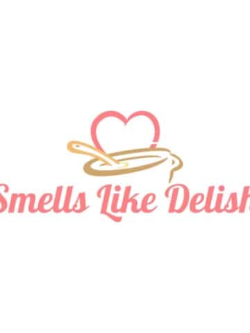 smells like delish logo 1200 x 1200, for easy recipes.