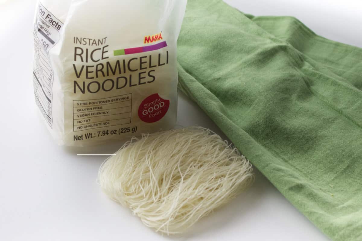 instant rice vermicelli noodles.