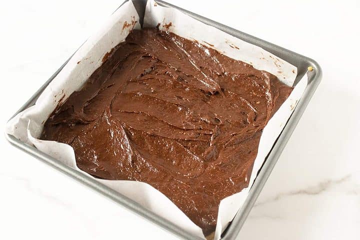 brownies in a pan.