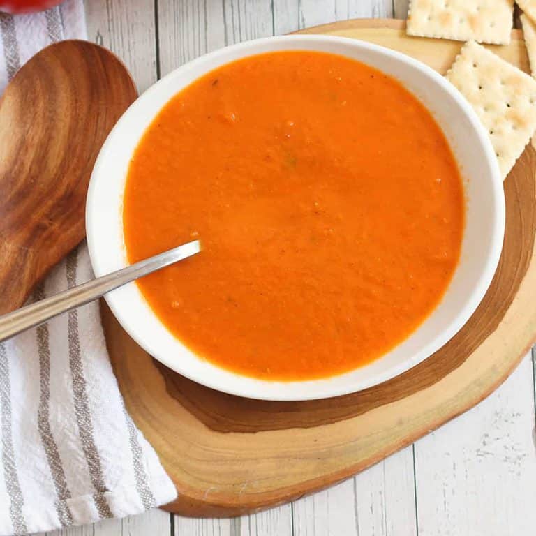 Copycat Panera's Tomato Soup Recipe Smells Like Delish