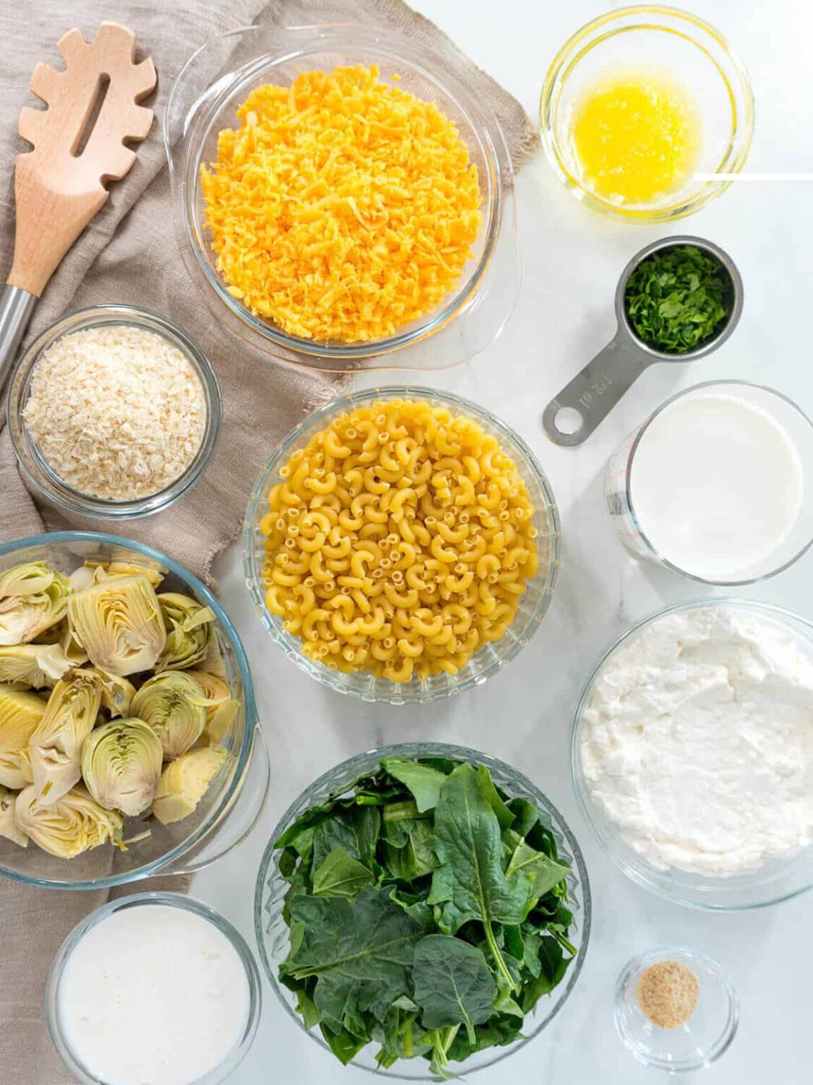 Spinach Artichoke Baked Pasta Smells Like Delish