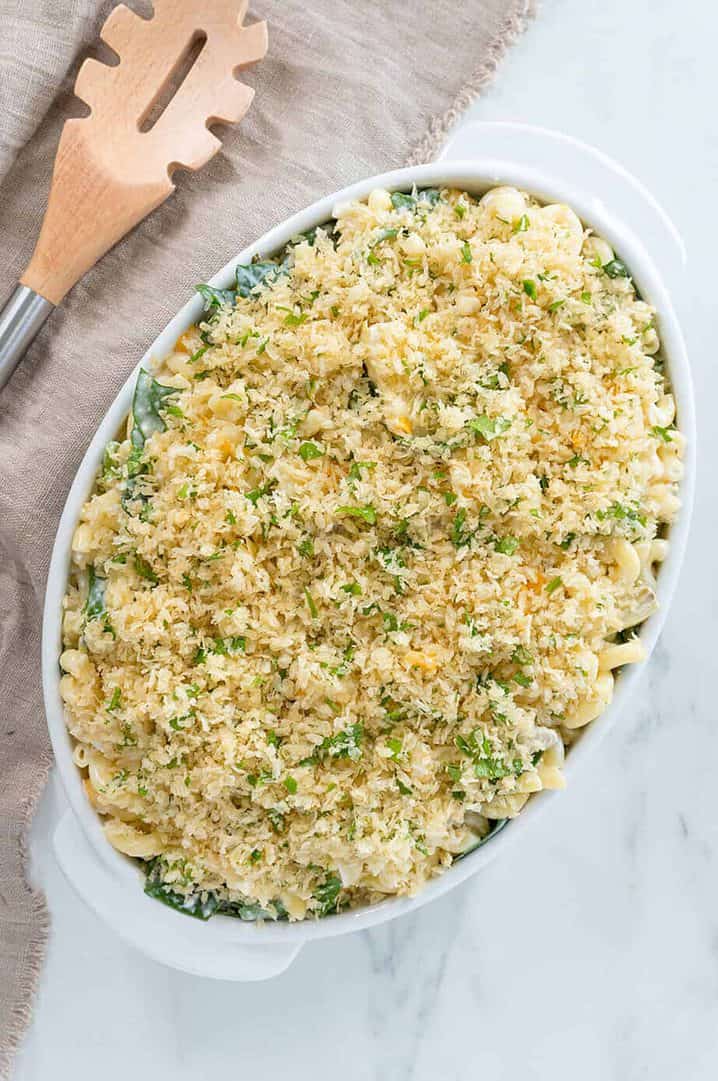 Spinach Artichoke Baked Pasta Smells Like Delish