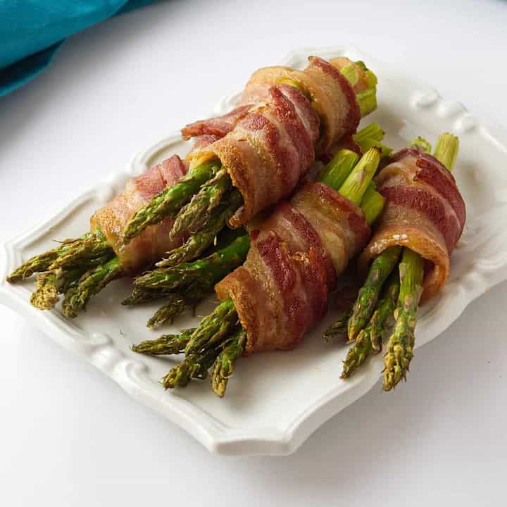 Air Fryer Bacon Wrapped Asparagus