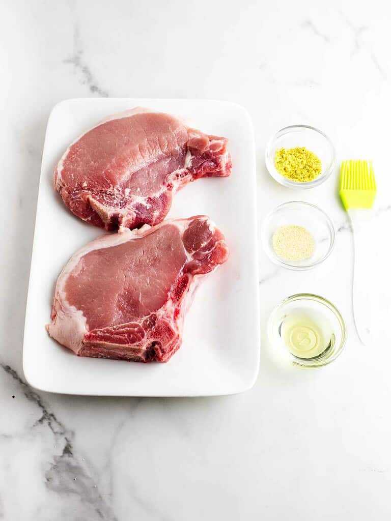 Air Fryer Pork Chops (No Breading) Smells Like Delish