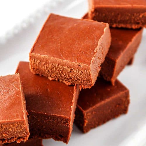 Creamy Chocolate 3 Ingredient Fudge Smells Like Delish