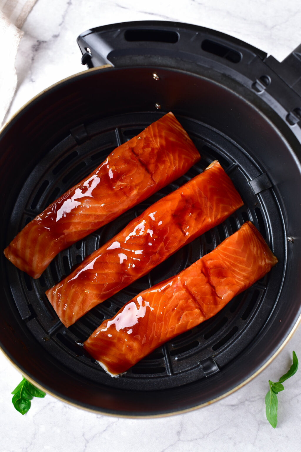 Air Fryer Teriyaki Salmon Smells Like Delish