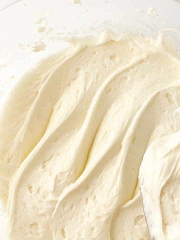 cream cheese frosting with no butter.