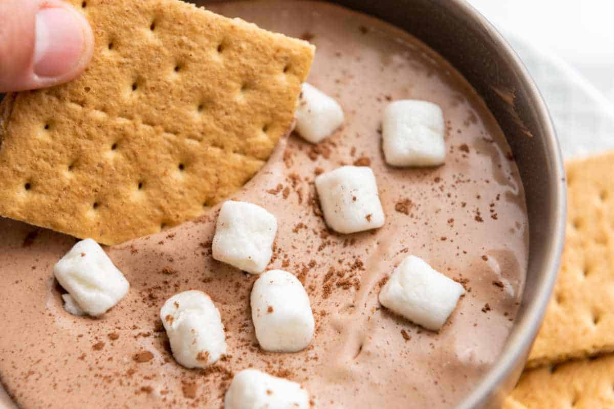 Hot Cocoa Dip Smells Like Delish