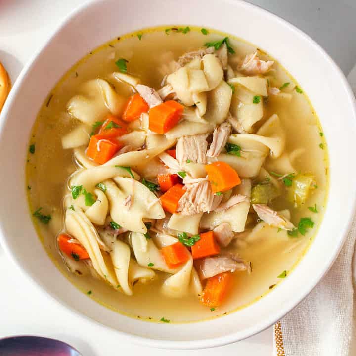 Panera's Chicken Noodle Soup Recipe | Smells Like Delish