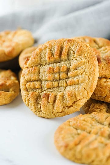 Air Fryer Peanut Butter Cookies | Smells Like Delish