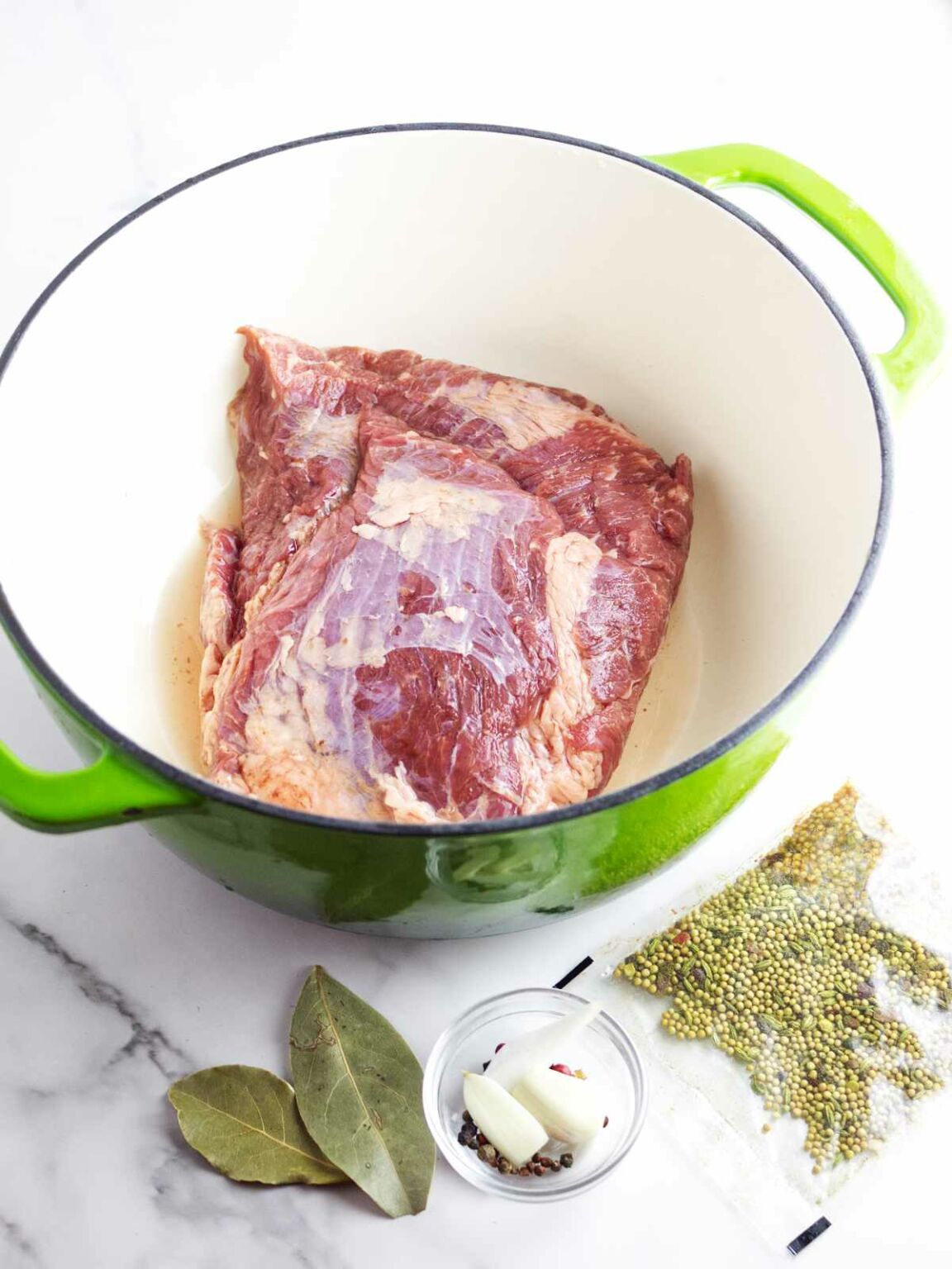 Dutch Oven Corned Beef Smells Like Delish