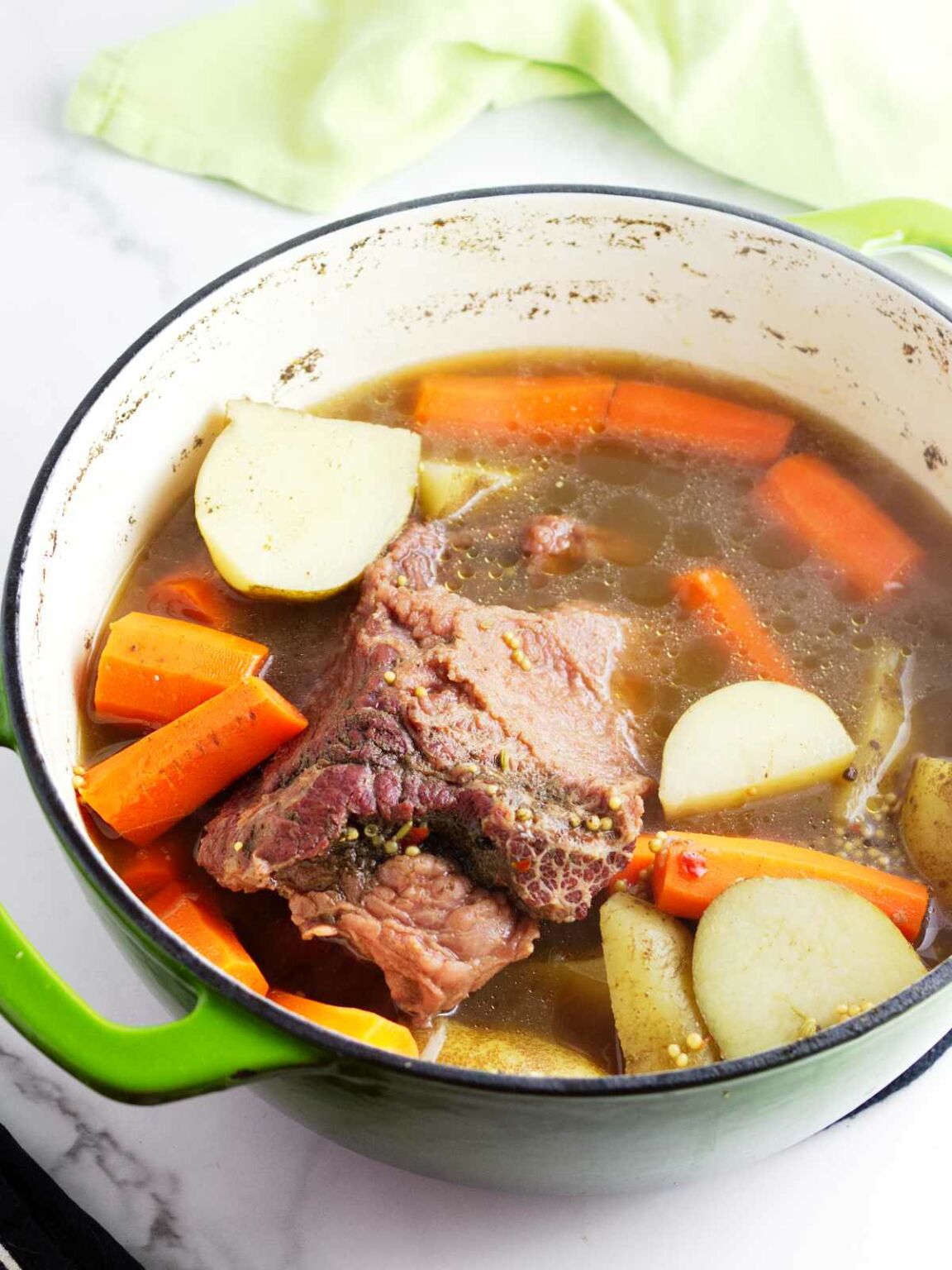 Dutch Oven Corned Beef Smells Like Delish