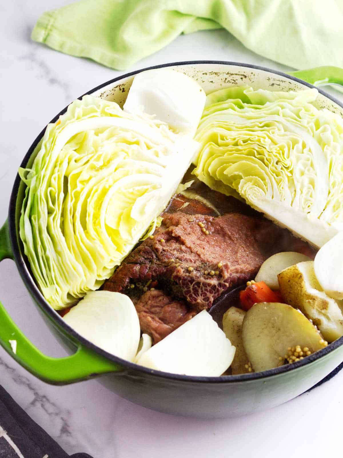 Dutch Oven Corned Beef Smells Like Delish