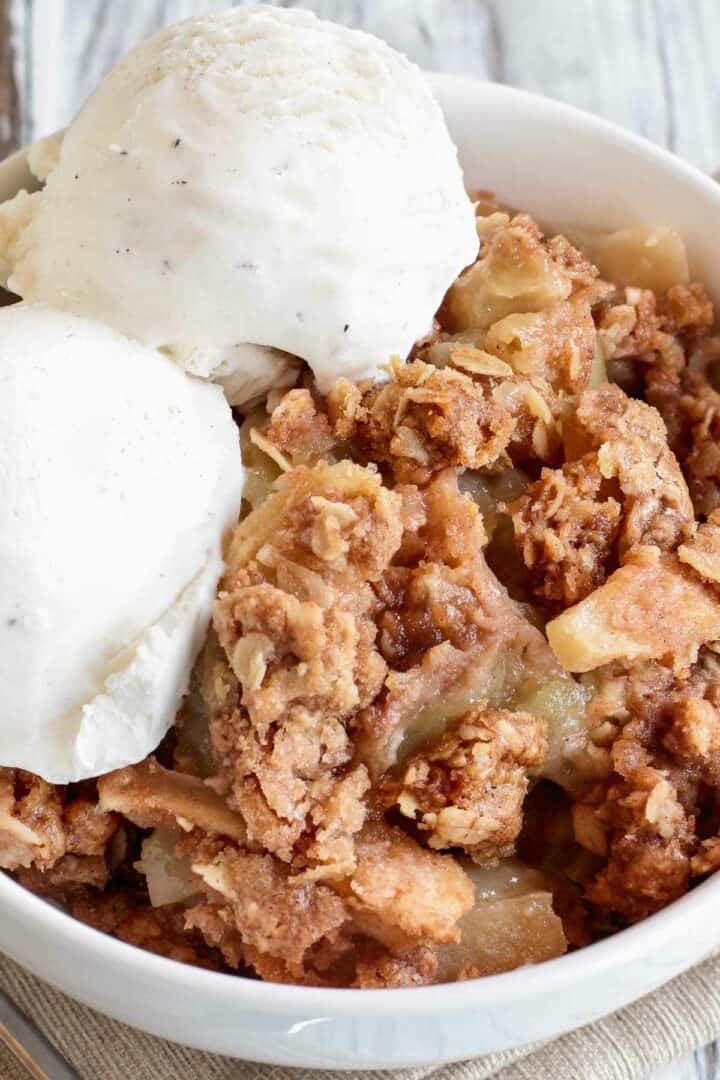 Dutch Oven Apple Crisp Smells Like Delish