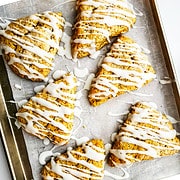 Wake up to the taste of sunshine with these Lemon Poppy Seed Scones. Tender, flaky scones infused with bright lemon zest and a sprinkle of poppy seeds, they're the perfect way to start your day with a burst of flavor. .