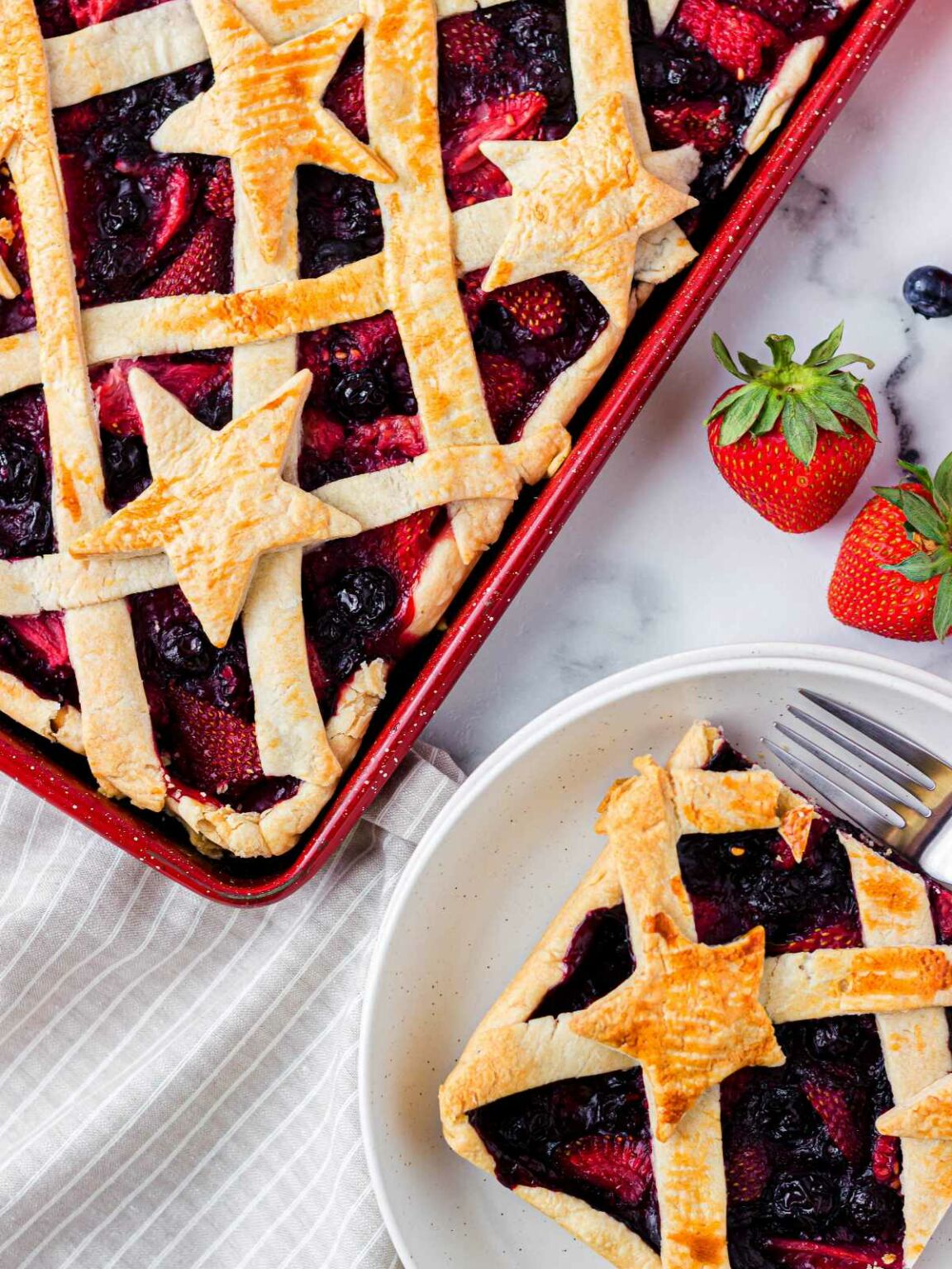 Triple Berry Slab Pie | Smells Like Delish
