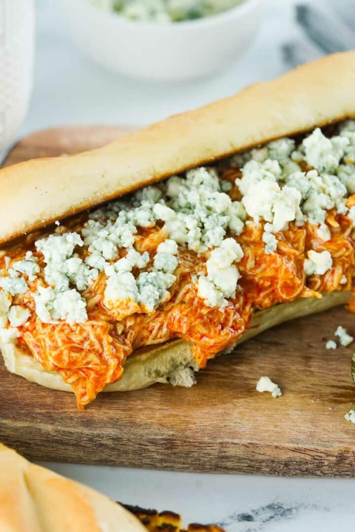 Buffalo Chicken Cheesesteak Hoagies Smells Like Delish