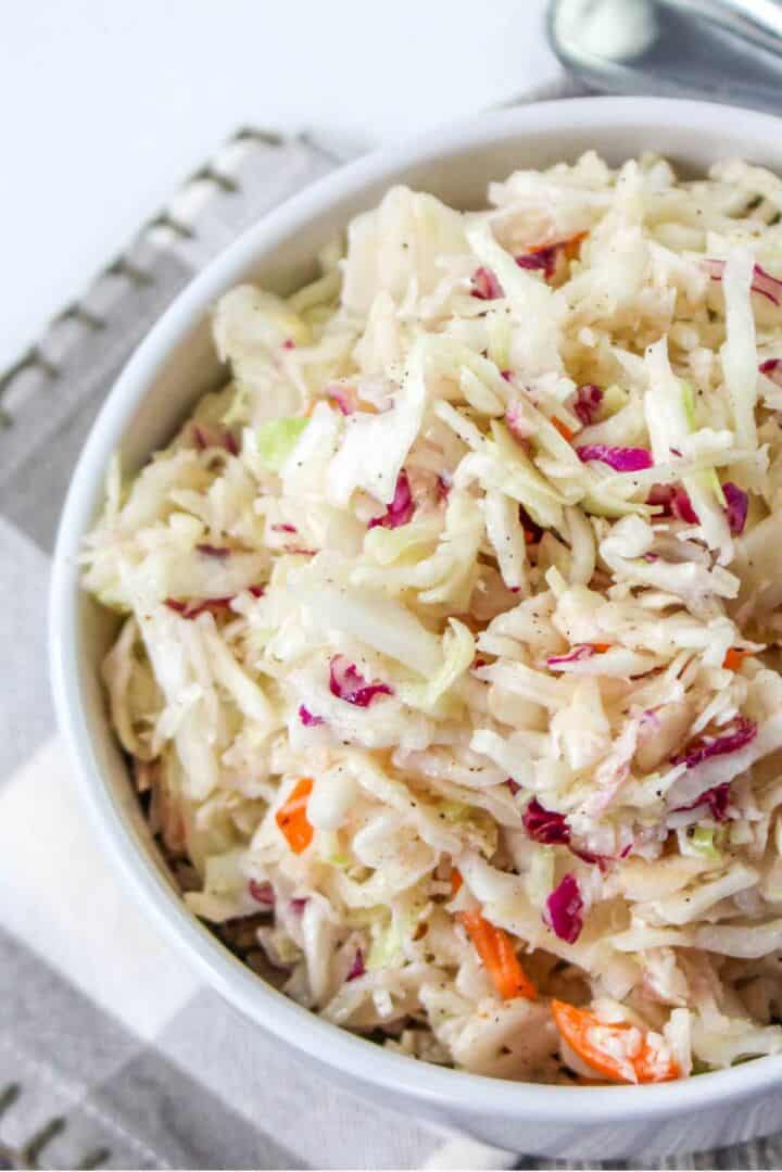 Amish Coleslaw (Old Fashioned Coleslaw) | Smells Like Delish