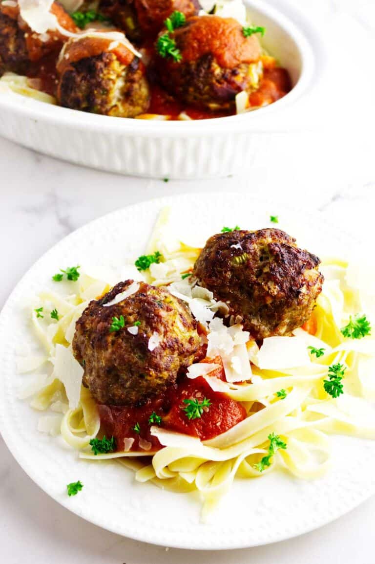 Wagyu Meatballs with Marinara | Smells Like Delish