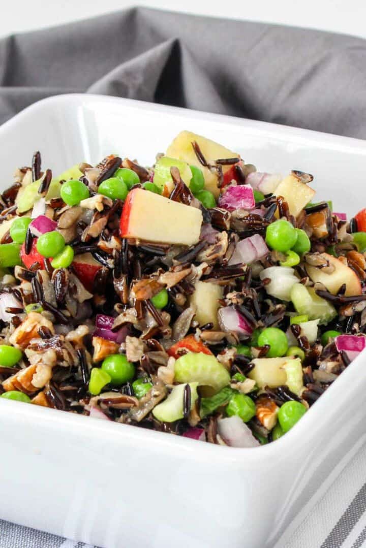 Cold Wild Rice Salad With Apples Smells Like Delish