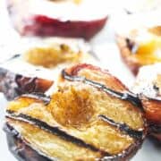 grilled peaches.