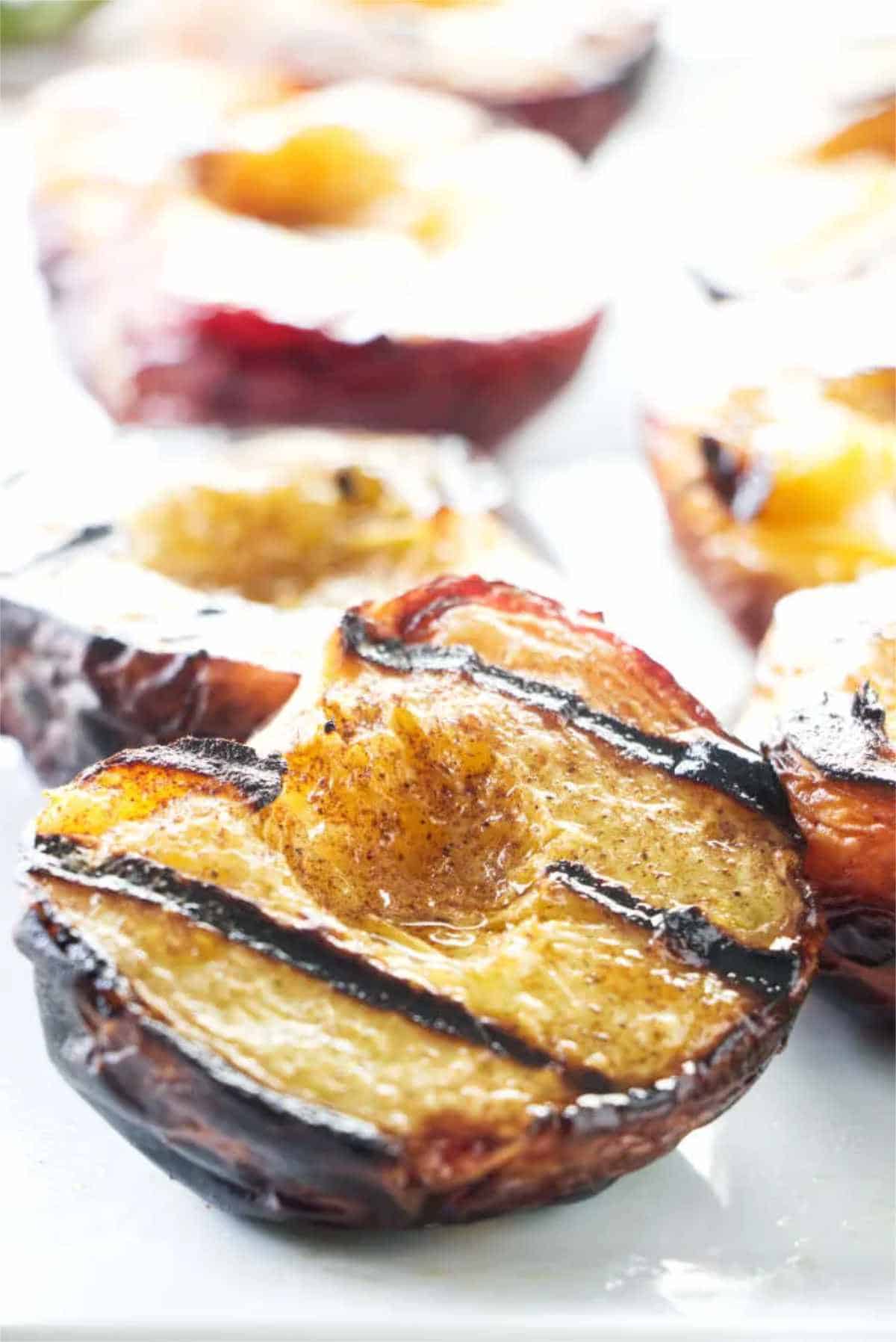 desserts for father's day grilled peaches.