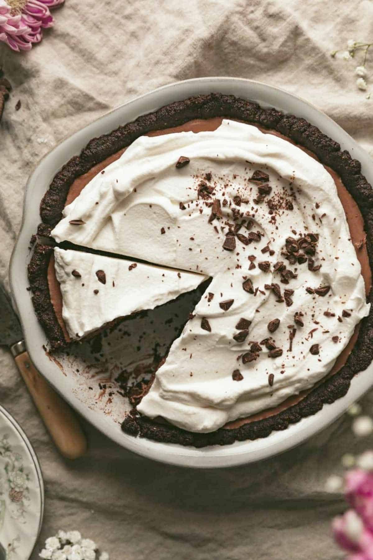 keto french silk pie.