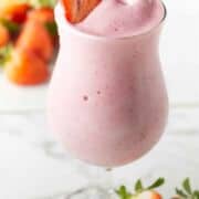 strawberry protein smoothie.
