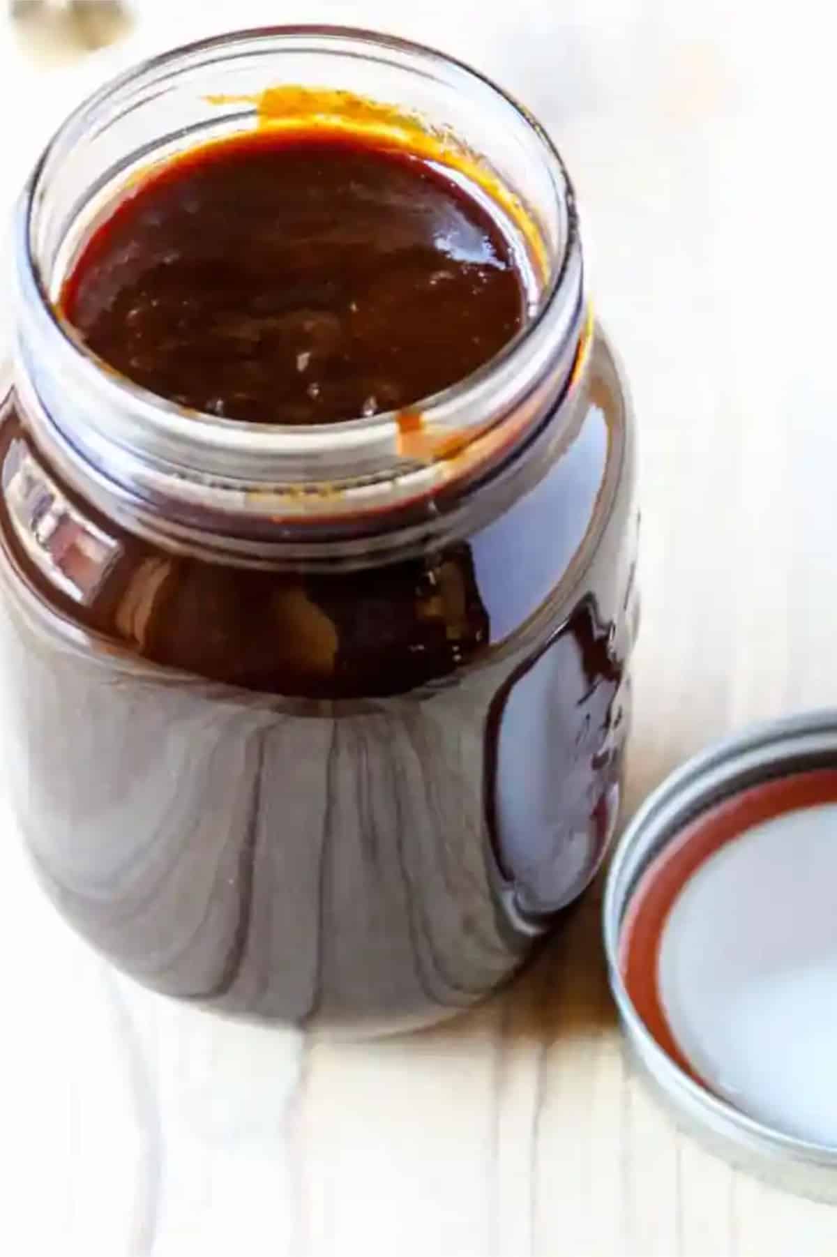 molasses barbecue sauce cookout condiments..