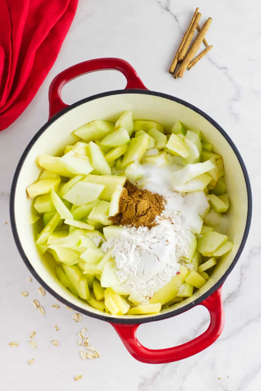 Dutch Oven Apple Crisp Smells Like Delish