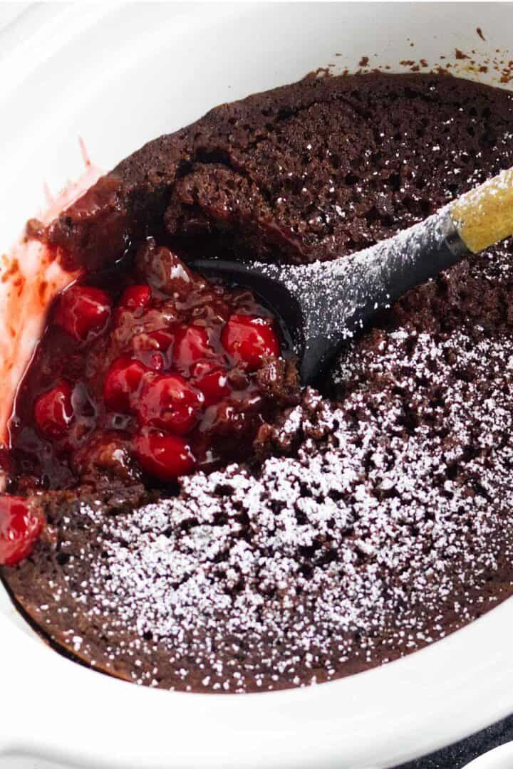 Crockpot Black Forest Dump Cake Smells Like Delish