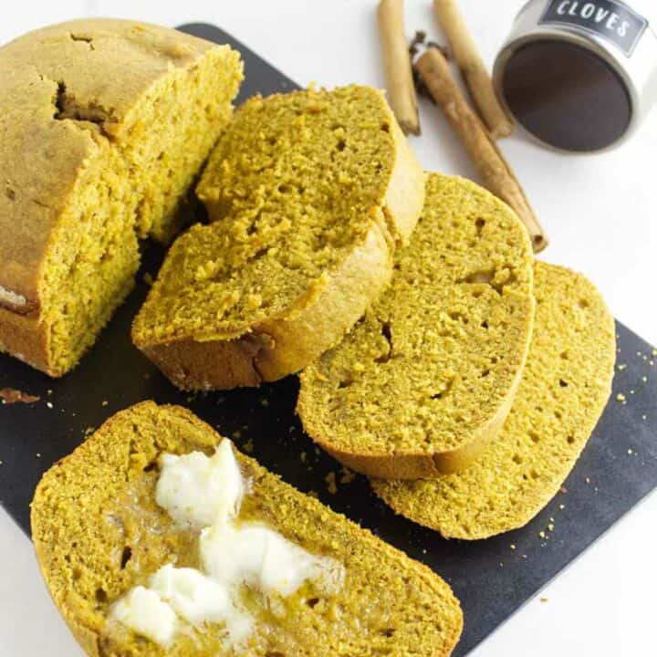 Bread machine pumpkin bread