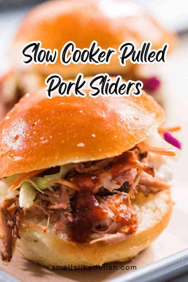 pulled pork sandwiches with coleslaw.