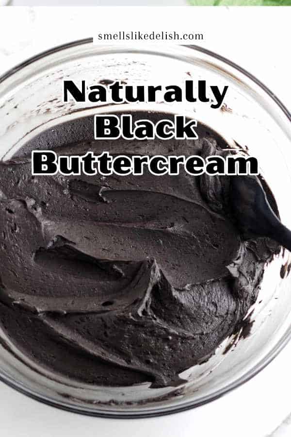 Our black buttercream frosting is rich and creamy, for a true black when decorating cakes, cupcakes, and desserts. Made with black cocoa powder, it's naturally black with a rich chocolate flavor and no gel food coloring after taste or staining!