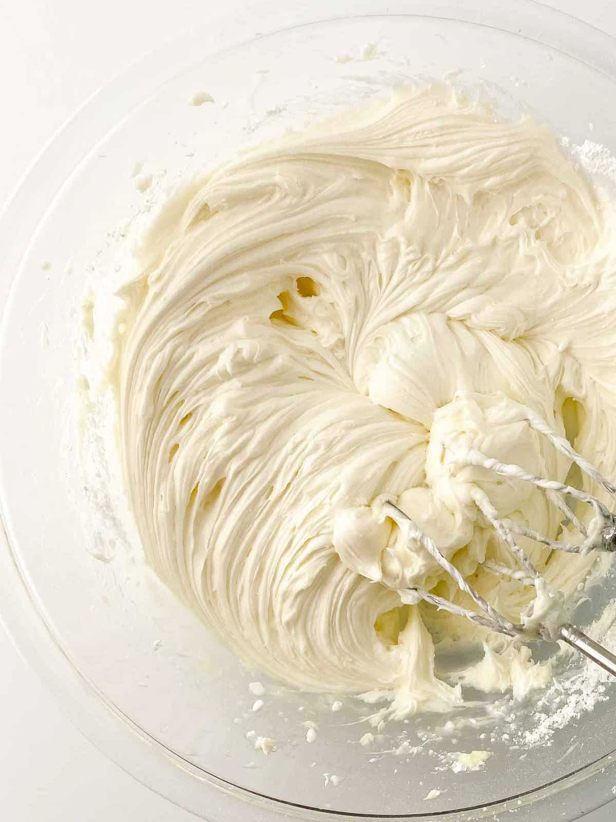whipped cream cheese frosting.