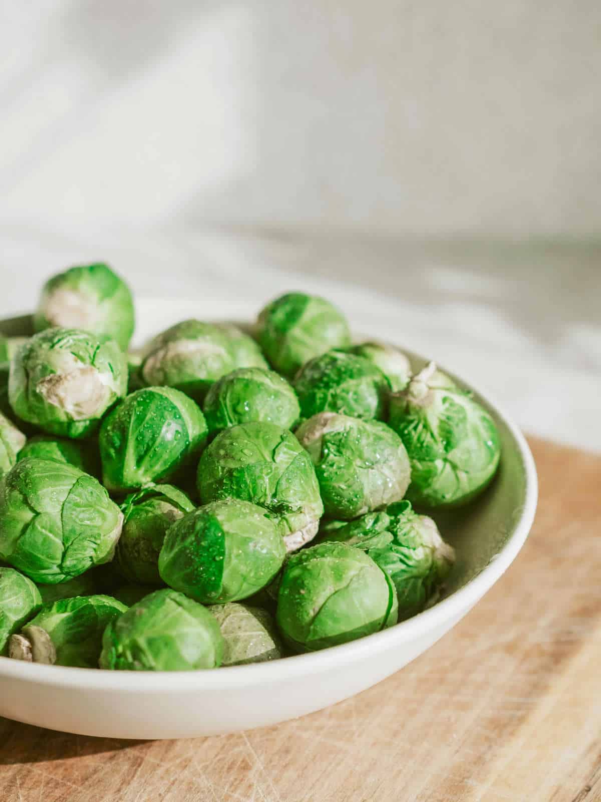 Brussels Sprouts in a bowl.