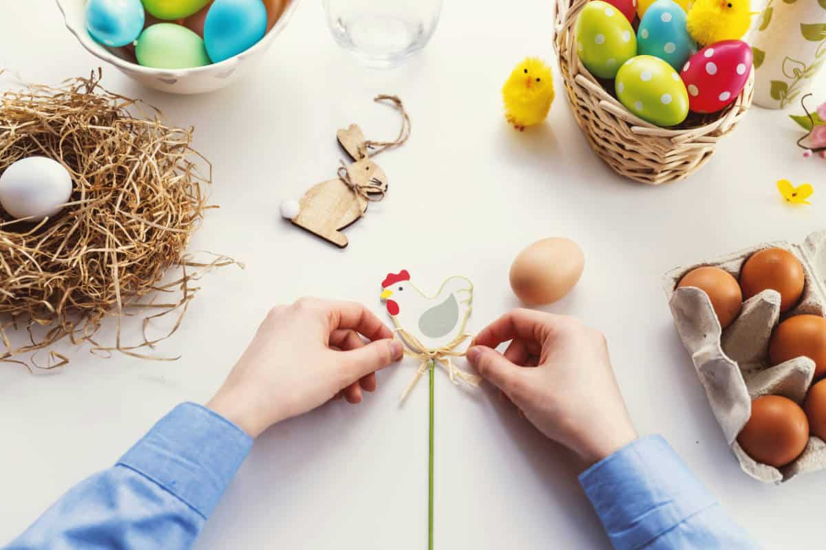 healthy Easter basket ideas and holiday treats.