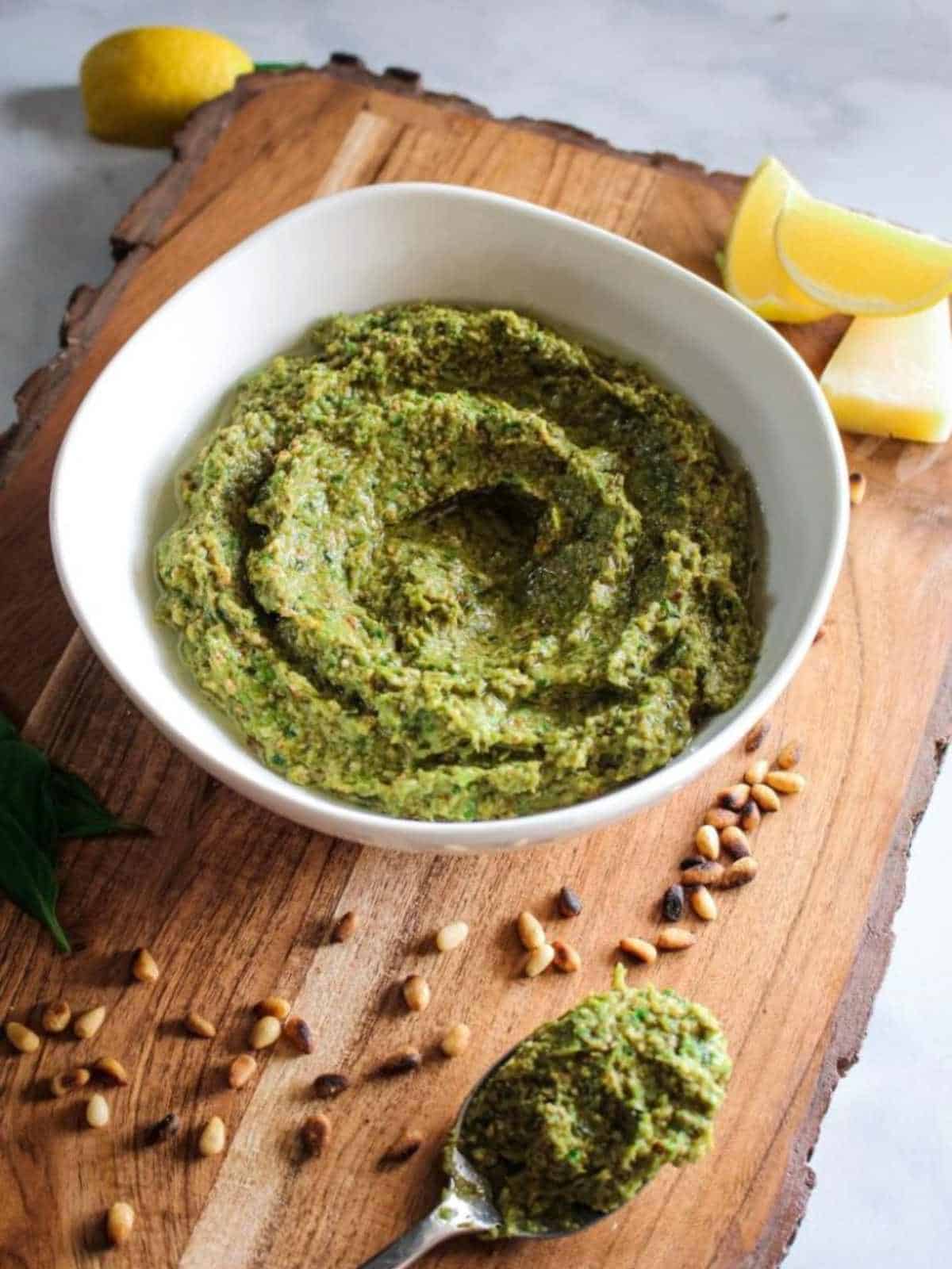 Asparagus Basil Pesto.