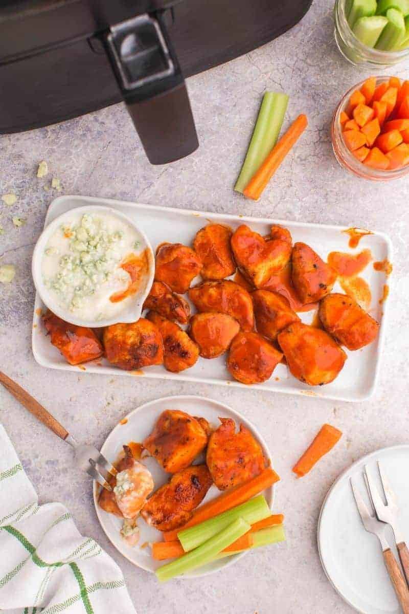 Air fryer boneless wings for awesome air fryer appetizers.