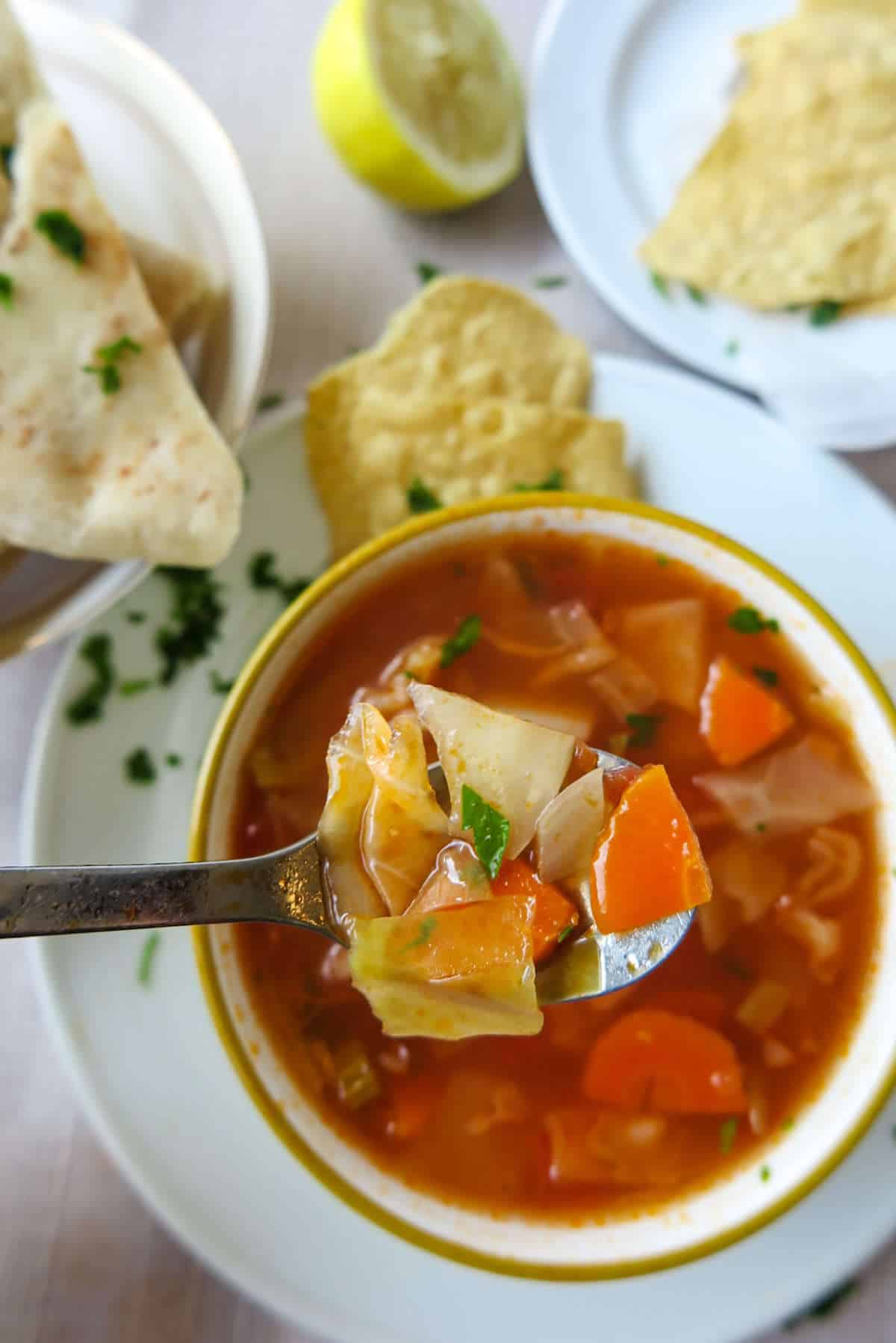 Polish Cabbage Soup - Kapusniak.