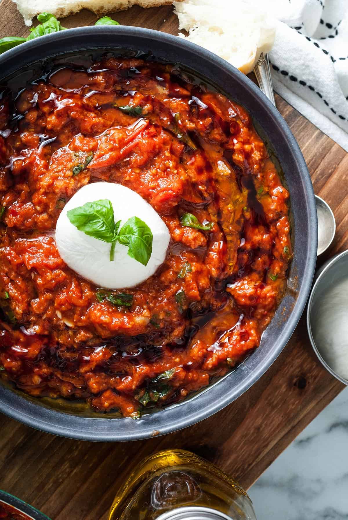 Pappa al Pomodoro Soup (tomato and bread soup).