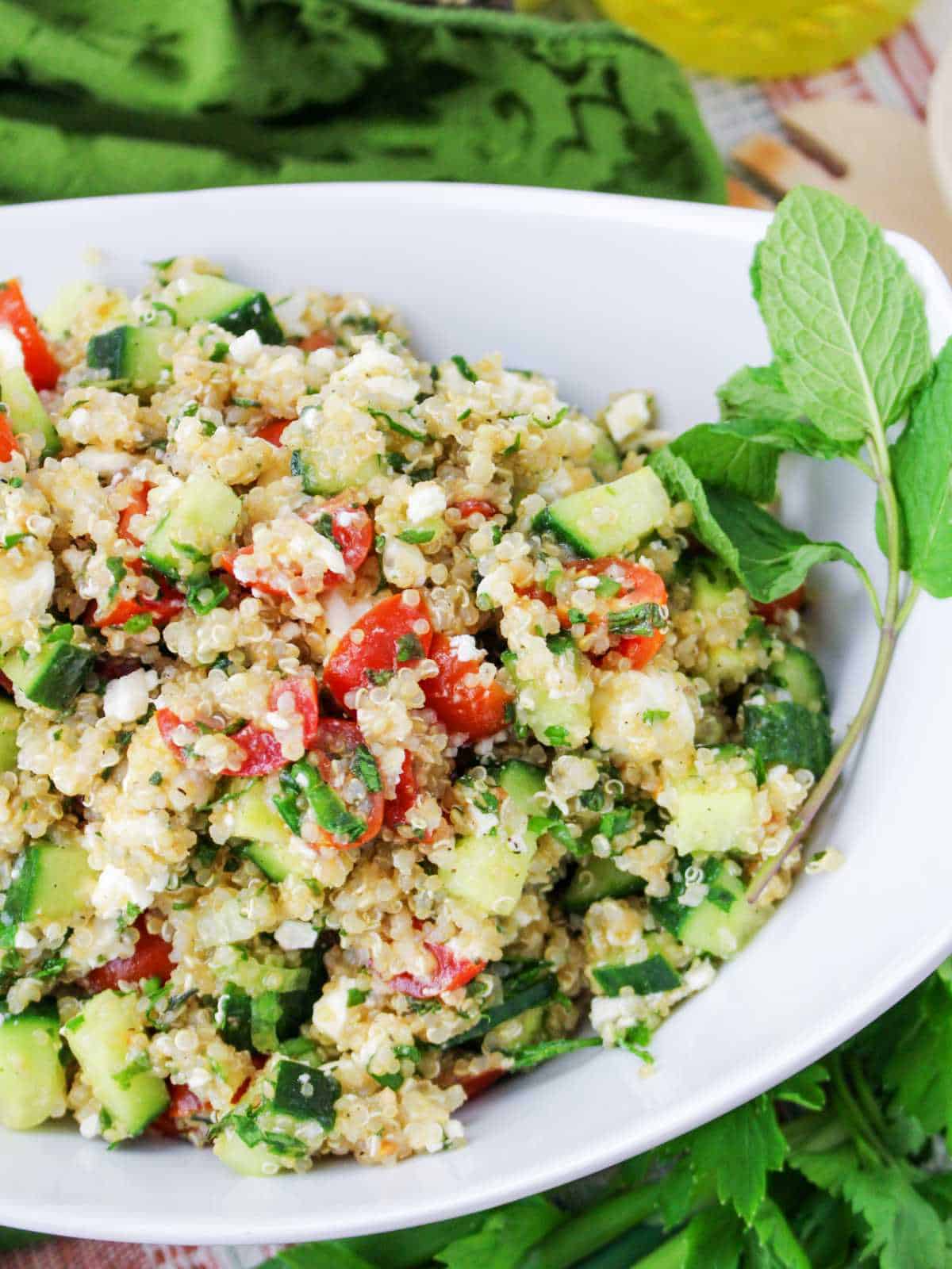 Quinoa Tabbouleh.