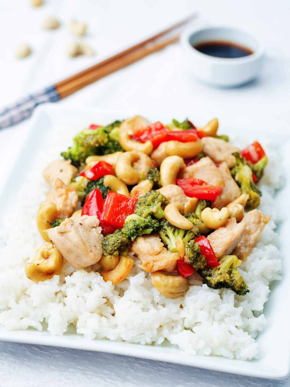 Thai cashew chicken.