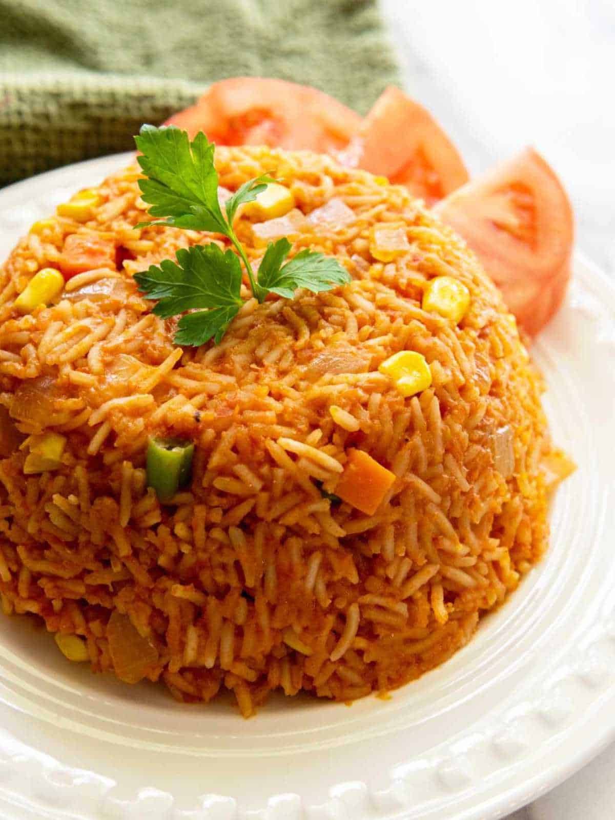 Ghanaian Jollof Rice.