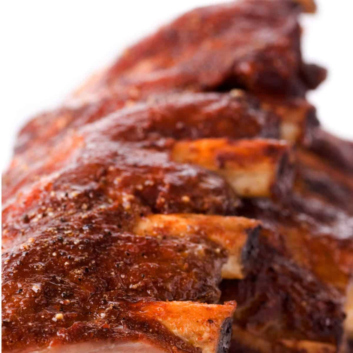 grilled bbq pork ribs.