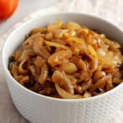 Caramelized Onions in a Bowl.