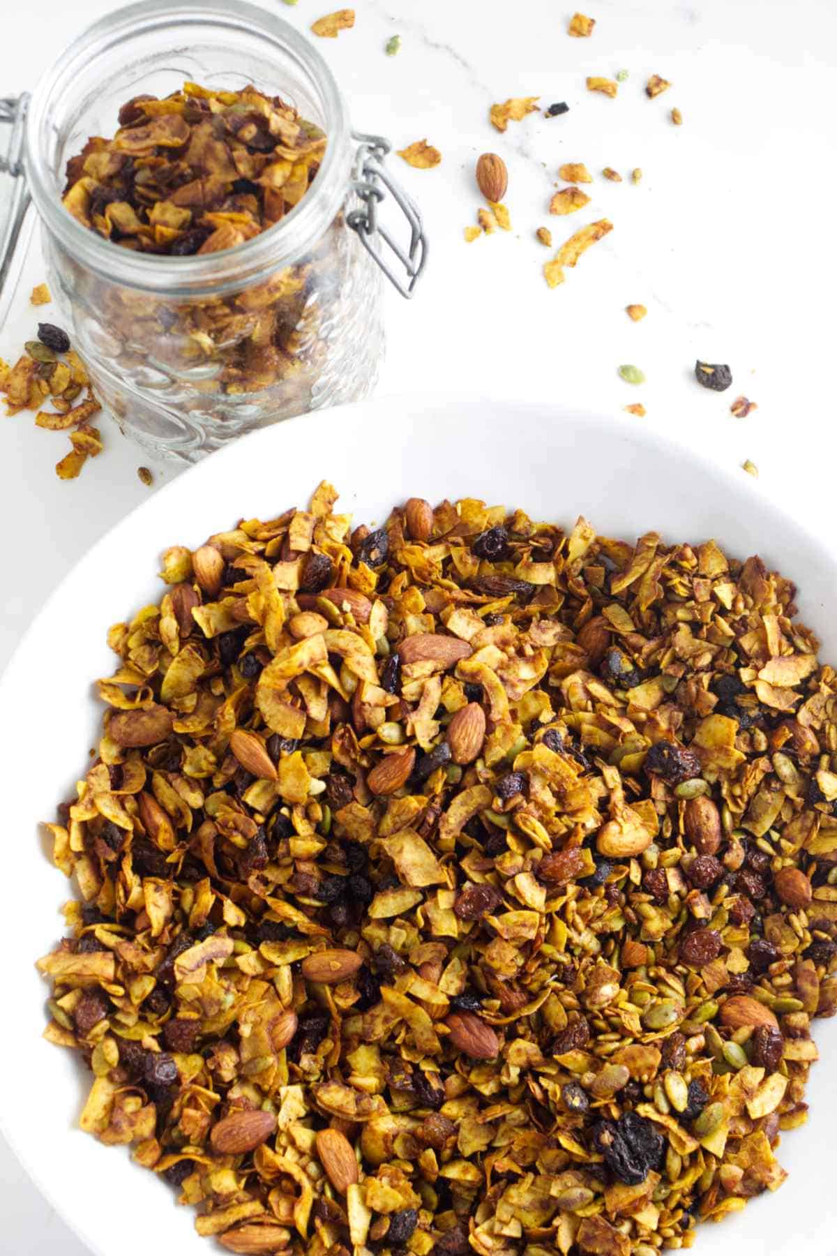 grain free pumpkin granola.