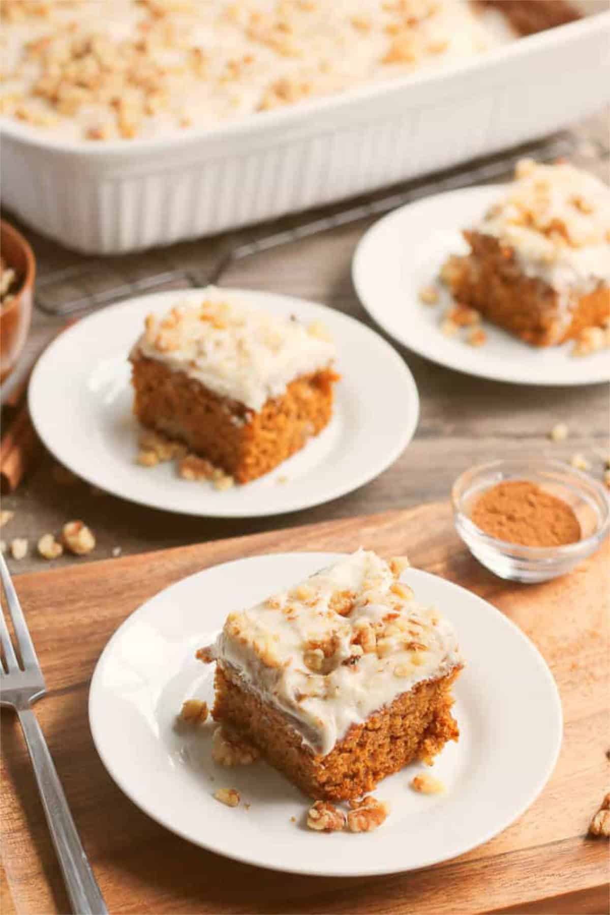 sourdough pumpkin cake.